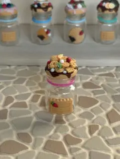スイーツデザインミニチュア瓶　小瓶　ミニチュアフード　クッキー
