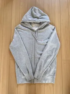 Champion フルジップパーカー グレー