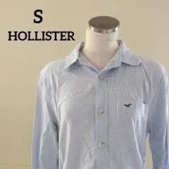 HOLLISTER✨ホリスター ストライプ 長袖シャツ S
