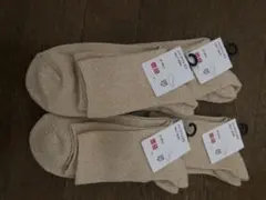 新品　靴下 ユニクロ ハーフソックス 27-29cm 4個(4足)セット