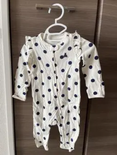 【美品】GAP 水玉模様ロンパース 3-6ヶ月サイズ