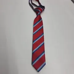 COMME CA ISM 赤青ストライプ ネクタイ L