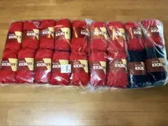 SKY YARN 毛糸 赤 黒 18個　未使用 毛100%