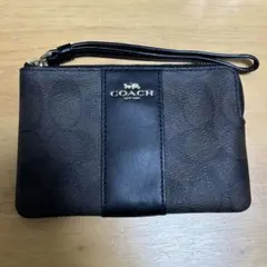 coach ブラウン　ポーチ