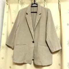 ハニーズ　テーラードジャケット　夏　薄手　ベージュのサムネイル