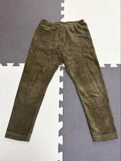 ユニクロ コーデュロイレギンス ブラウン 110
