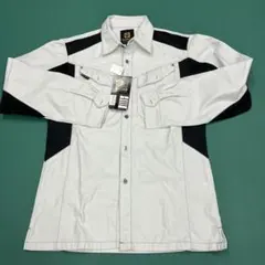 「新品未使用」GLADIATOR ハイブリッドワークシャツ白 ／sizeL