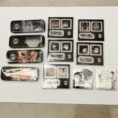 鬼滅の刃 ダイニング お楽しみくじ 缶バッジ アクリルステッカー 11点