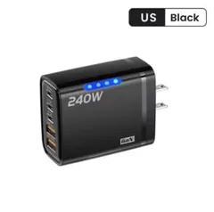 240W GaN 急速充電器 USB-C×3 USB-A×2
