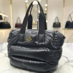【極美品】MONCLER CARADOC キルティング トートバッグ ブラックのサムネイル