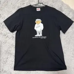 nitraid ベア プリント Tシャツ ブラック L - メルカリ