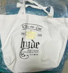 L'Arc-en-Ciel hyde誕生祭 ホワイト ショッピングバッグ