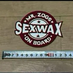 レア! SEXWAX ステッカー On board 赤 サーフィン