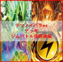 8/1ジムバトル優勝⚡️】テツノイバラexデッキ 構築済みデッキ