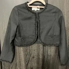 ボレロ　ジャケット　anyFAM サイズ130 ブラック