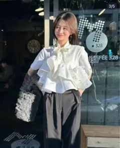 【未使用】Bibiy. DORA PEPURAMU TEE グレイ　カットソー 2025年最新】bibiy. dora pepuramu teeの人気アイテム - メルカリ