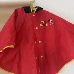 ミッキーマウス フード付きレインコート