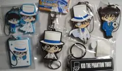 名探偵コナン 怪盗キッドラバーストラップセット 工藤新一