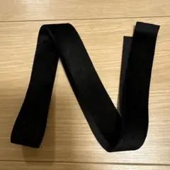 【新品未使用】両面ベロアリボン⭐︎ブラック黒