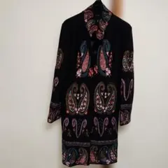 ♥大幅お値下げ♥❄美品❄❣TOKUKO❣カラフル刺繍の黒ロングコート 2026年最新】刺繍コートの人気アイテム - メルカリ