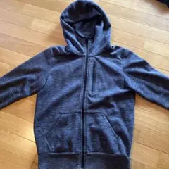 ダークグレー フルジップパーカー