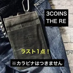 新品 3COINS THE RE スマホショルダー バッグ サコッシュ　スリコ