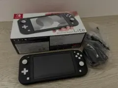 Nintendo Switch Lite グレー 本体　箱あり