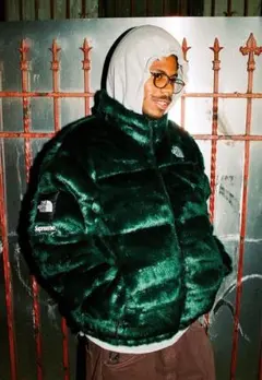 the north face × supreme ダウンジャケットファーヌプシ