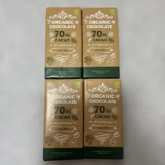 オーガニックチョコレート カカオ70% 4枚セットのサムネイル