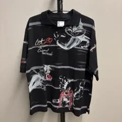 5351 POUR LES HOMMES 背面刺繍ジップアップ ポロシャツ - メルカリ