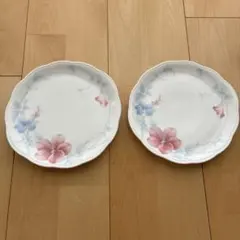 ノリタケ　花柄 プレート お皿 2枚セットのサムネイル