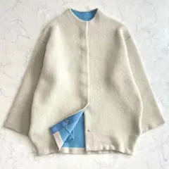 エレンディーク CNラクーンミックスダブルカーディガン tg6