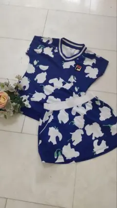 FILA 花柄 テニスウェア セット S/M