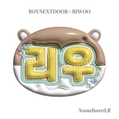 ⭐︎ ぷっくりネームボード ⭐︎ BOYNEXTDOOR リウ 리우