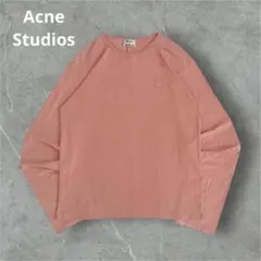 Acne Studios 長袖Tシャツ　ロンT 刺繍　フェイスロゴ　美品　Lのサムネイル
