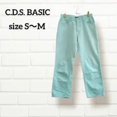 C.D.S. BASIC ストレートパンツ カラーパンツ ミント HT470