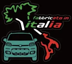 愛車カラーに変更可能　フィアット　パンダ　イタリア　サーキット　ステッカー