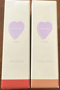 フーミー　WHOMEE リップ＆チーク　アムールベージュ　リンダオレンジのサムネイル