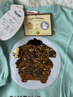 ポムポムプリン リバーシブルスパンコール 長袖 トップス 100cm 薄手