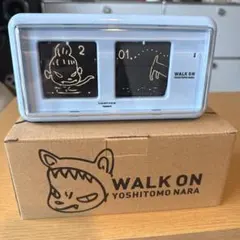 奈良美智 パタパタクロック WALK ON ブルー ラムフロム - メルカリ
