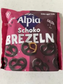 Alpia Schoko BREZELN ダークチョコかけ 140gのサムネイル