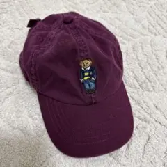 POLO RALPH LAUREN ボルドー　キャップ ポロベア　ラルフローレン