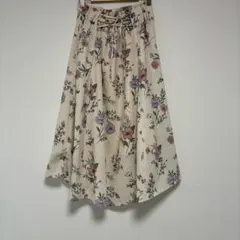 MAJESTIC LEGON レースアップ　花柄プリントフィッシュテールスカートのサムネイル