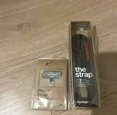 トポロジー　6mm ROPE STRAP ブラック&アダプタセット