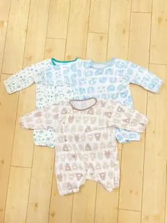 コットンロンパース80cm 3点セット　男の子
