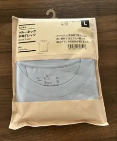 無印良品　メンズクルーネック半袖Tシャツ