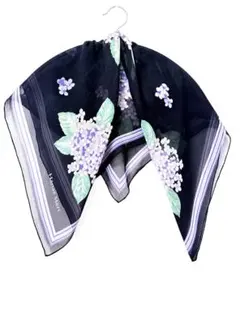 森英恵　シフォン スカーフ紫陽花柄のサムネイル