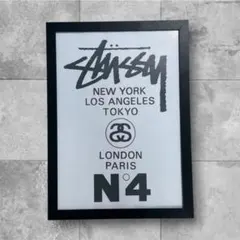 Stussy ストゥーシーA4アートフレーム ストリート インテリア 額縁入り