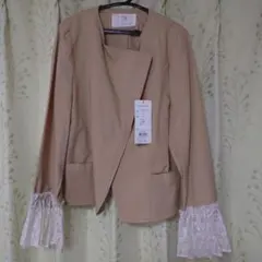 【未使用、タグつき】カールパークレーン　ジャケット　ベージュ　7号