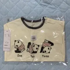 【未使用】パンダイラスト長袖Tシャツ